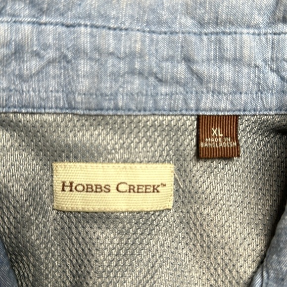 Hobbs Creek Lot of 2 Short Sleeve Casual Button Down Shirts Size XL - Picture 8 of 9